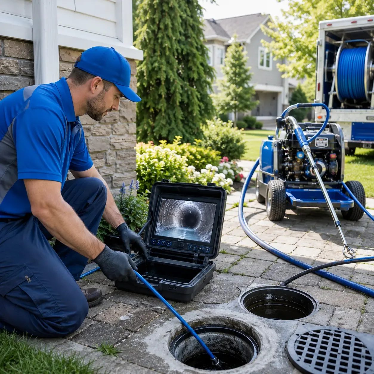 Outdoor drain cleaning professionals serving Cranford, NJ